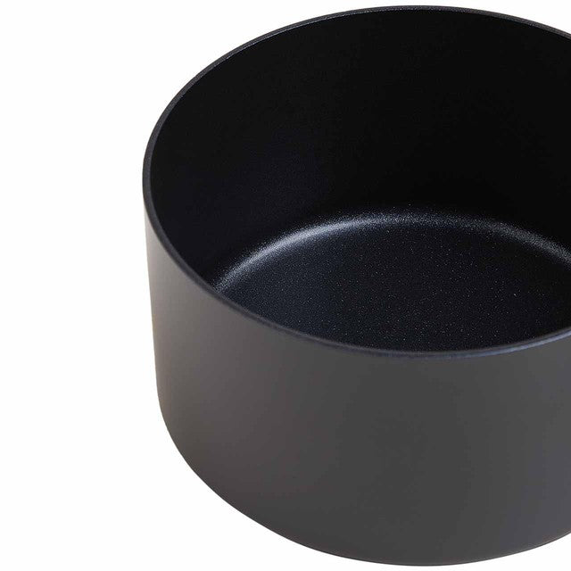 M&S Chef Hard Anodised Saucepan Black Mix 16cm, imported from the UK