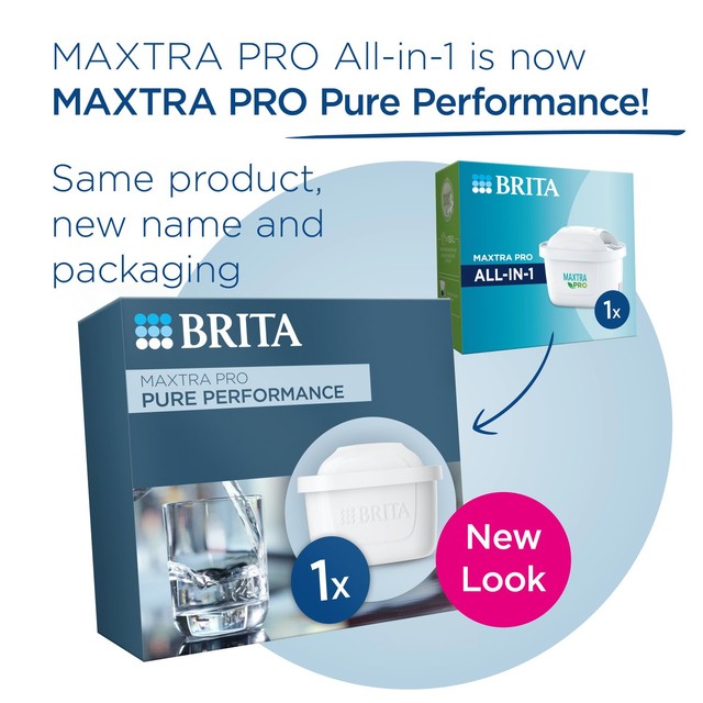 Brita MAXTRA PRO Pure Performance All-in-1 water filter cartridge - British product