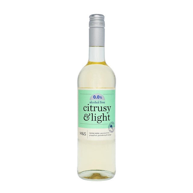 M&S Sauvignon Blanc alcohol free white wine 75cl, imported from the UK