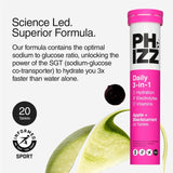 Phizz Apple & Blackcurrant hydration effervescent tablets 20 pack, imported from the UK