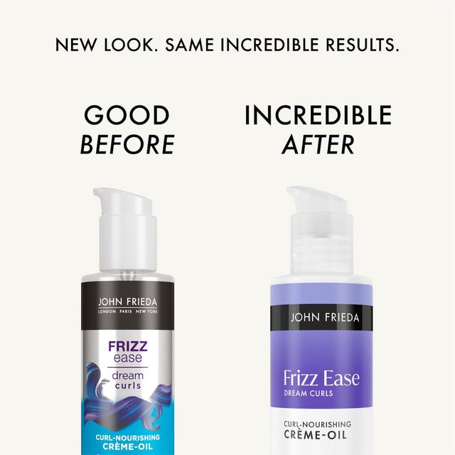 John Frieda Frizz Ease Dream Curls Curl Defining Oil bottle, UK version