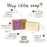 Little Soap Company lavender bar soap 110g, UK version