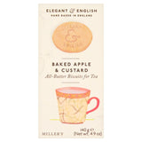 Miller's baked apple and custard biscuits 140g, imported from the UK