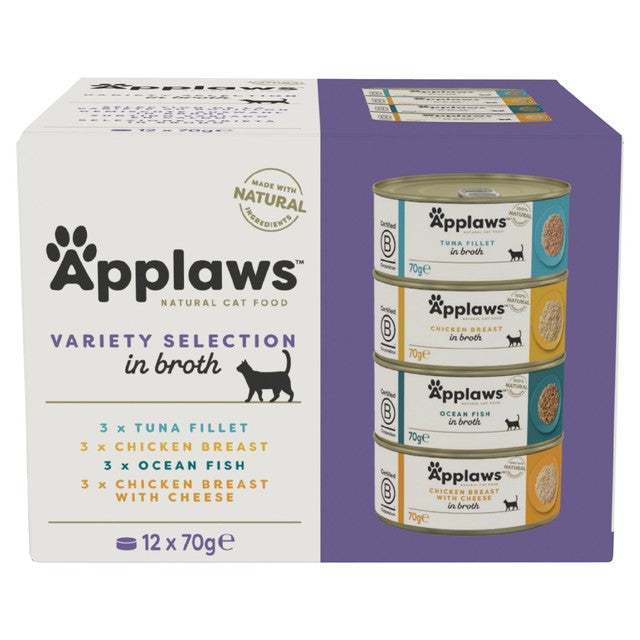 Applaws wet cat food multipack Supreme Collection 12x70g - British product