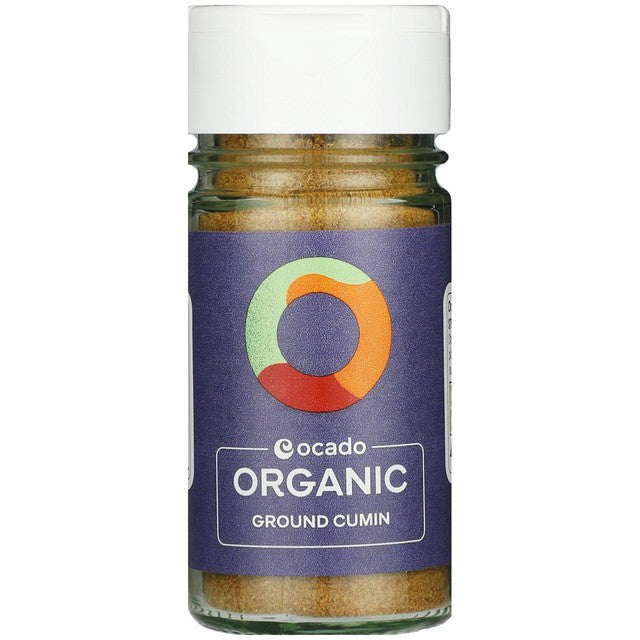 Ocado organic ground cumin spice 44g, imported from the UK