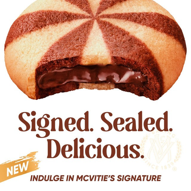McVitie's chocolate cream swirls biscuits 142g, imported from the UK