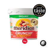 Meridian organic crunchy peanut butter 1kg, imported from the UK