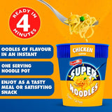 Batchelors chicken flavour super noodle pot 75g - British product