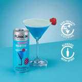 Funkin blue raspberry martini canned cocktail 200ml - British product