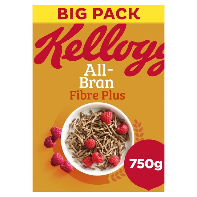 Kellogg's All-Bran Fibre Plus breakfast cereal 750g, UK version