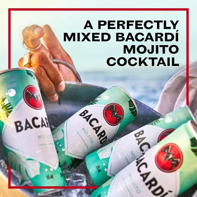 Bacardi mojito canned cocktail 250ml - British product