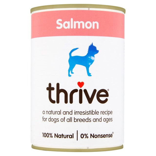 Thrive Salmon Dog Food 375g (British brand)