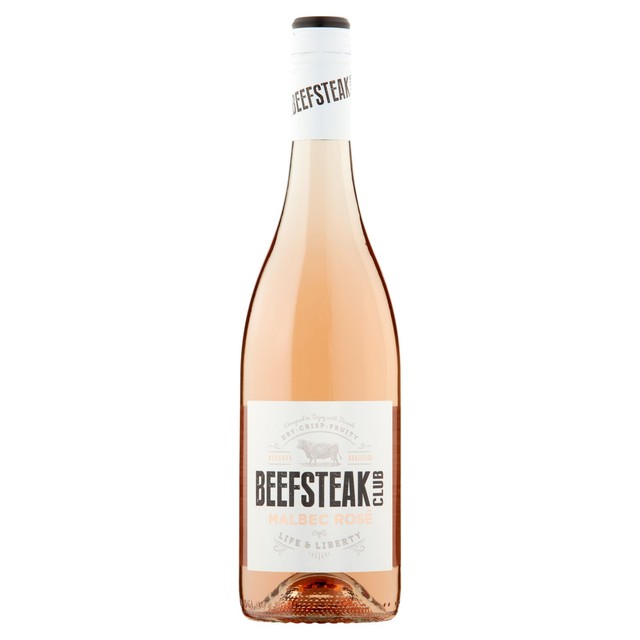 Beefsteak Club Malbec Rosé wine 75cl - British product