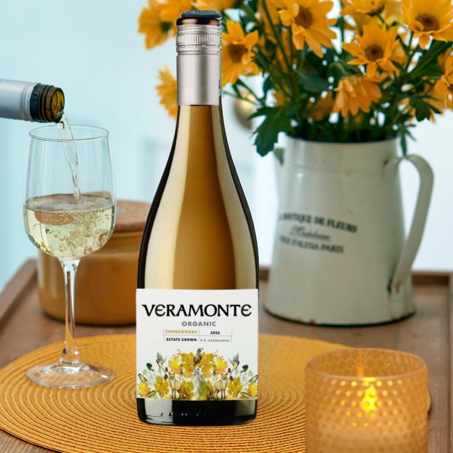 Veramonte Organic Chardonnay wine 75cl (British brand)