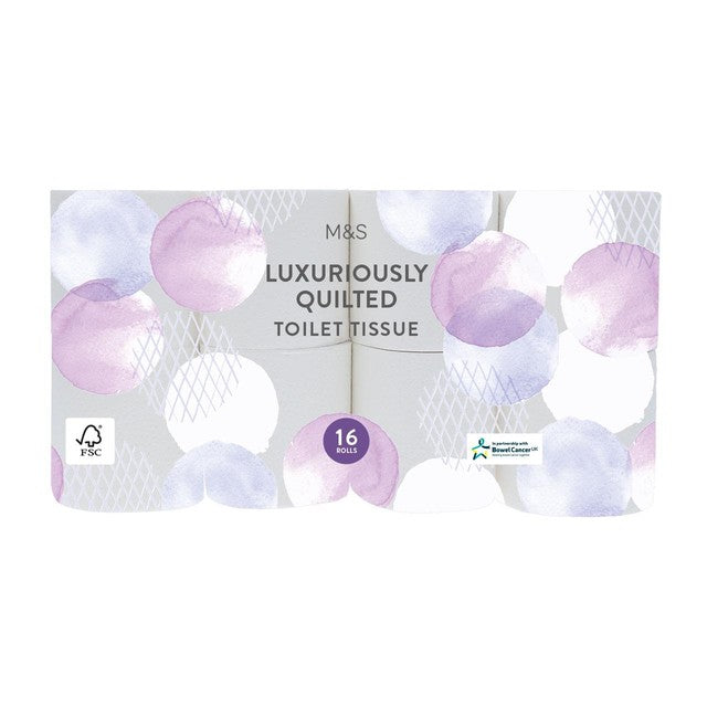 M&S quilted toilet tissue 16 rolls, imported from the UK
