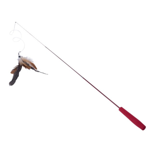 Petface Catkins Retractable Wand Cat Teaser - British product