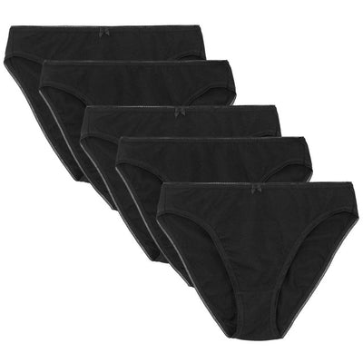 M&S M&S Cotton Rich High Leg Knickers Sort Briefs Størrelse 16 - Kjøp online hos McGrocer