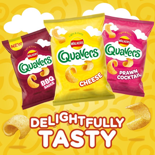 Quavers Cheese potato snacks multipack 12x16g (British brand)
