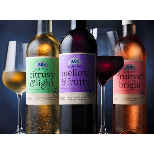 M&S Sauvignon Blanc alcohol free white wine 75cl, imported from the UK