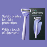 Wilkinson Sword Intuition Quattro Sensitive women's razor with 5 refills (British brand)