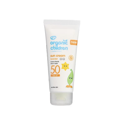 M&S Green People Organic Children Sun Cream SPF50 Lavender Kids' Sun Cream 100ml- Buy online at McGrocer