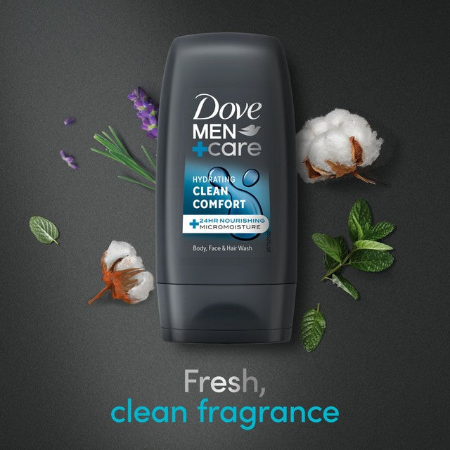 Dove Men+Care Clean Comfort Body Wash 55ml - British product