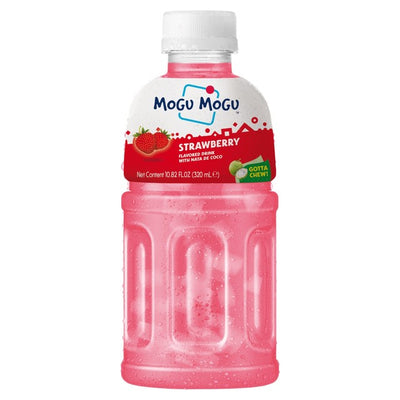 M&S Mogu Mogu Strawberry Flavoured Drink with Nata De Coco 320ml- Buy online at McGrocer