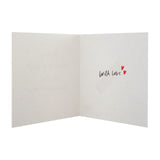 M&S anniversary wife card hearts 15cm - British product