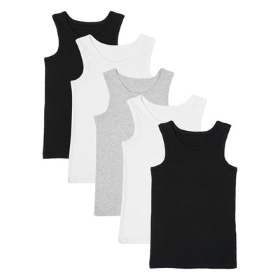 M&S M&S Jungen reine Baumwollunterhemden Schwarze Mischung 7-8 Jahre - Jetzt bei McGrocer online kaufen
