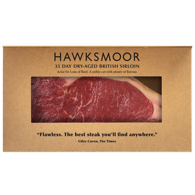 M&S Hawksmoor 35 Tage gereiftes britisches Rinder-Sirloin-Steak 350g - Online bei McGrocer kaufen