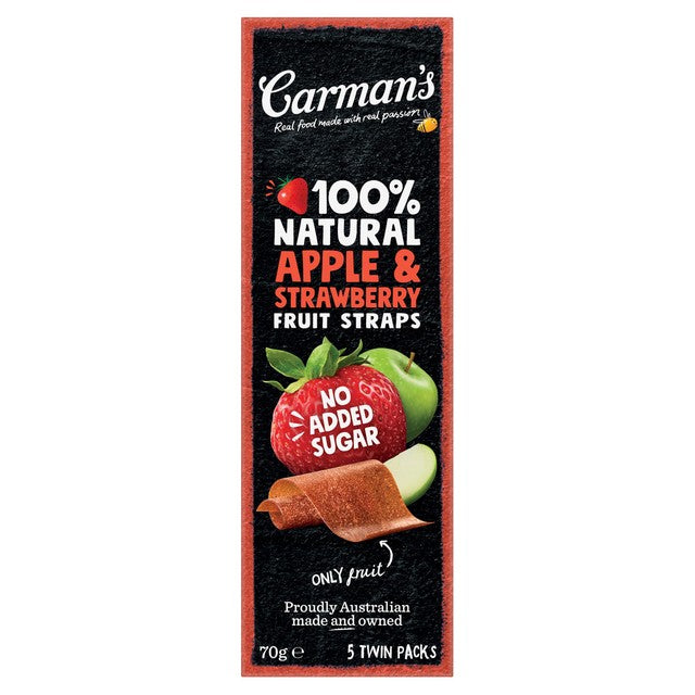 Sapphire apple and strawberry fruit straps 5 x 14g - British product