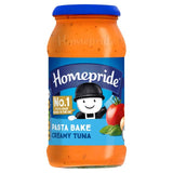 Homepride creamy tomato tuna pasta bake sauce 485g, UK version