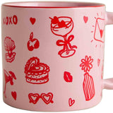 M&S colour change mug romance icons 9.5 cm - British product