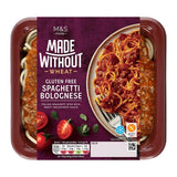 M&S gluten-free spaghetti bolognese 400g, imported from the UK