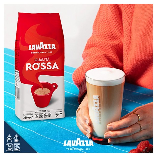 Lavazza Qualita Rossa coffee beans 250g, UK version