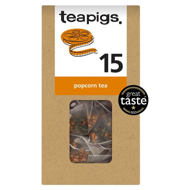 Teapigs Popcorn green tea bags 15 bags (British brand)