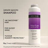 John Frieda Frizz Ease Infinite Smooth Shampoo bottle, UK version