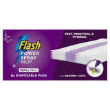 Flash Power Spray Mop disposable cleaning pad refills 8 pack - British product