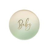 Hootyballoo sage baby paper plates 23cm - British product