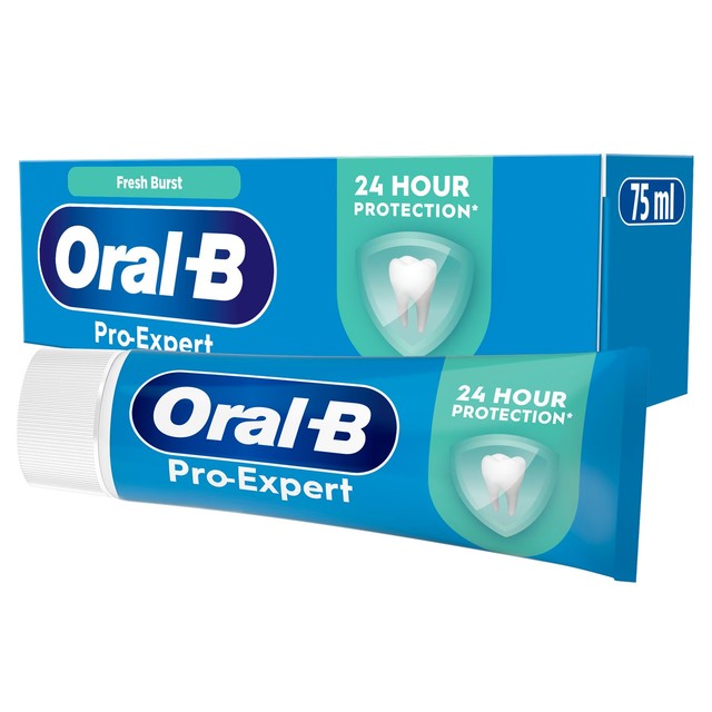 Oral-B Pro Expert Deep Clean Fresh Burst Mint toothpaste 75ml, imported from the UK