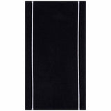 M&S Kelly Hoppen Beretta Stitch hand towel 600GSM black white (British brand)