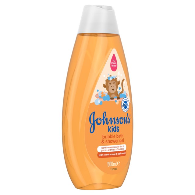 Johnson's Kids Bubble Bath & Wash liquid 500ml, UK version