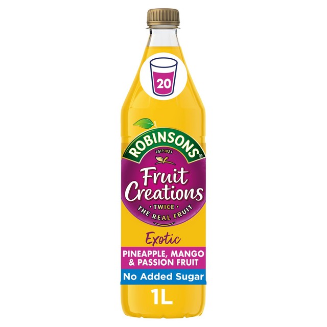 Robinsons pineapple mango passionfruit squash concentrate 1L, imported from the UK