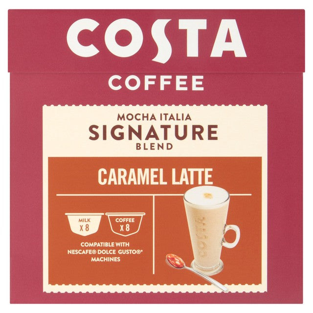 Costa caramel latte coffee pods 10 pack - British product