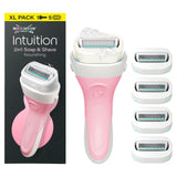 Wilkinson Sword Intuition 2in1 Ultra Moisture Women's Razor XXL Pack (British brand)