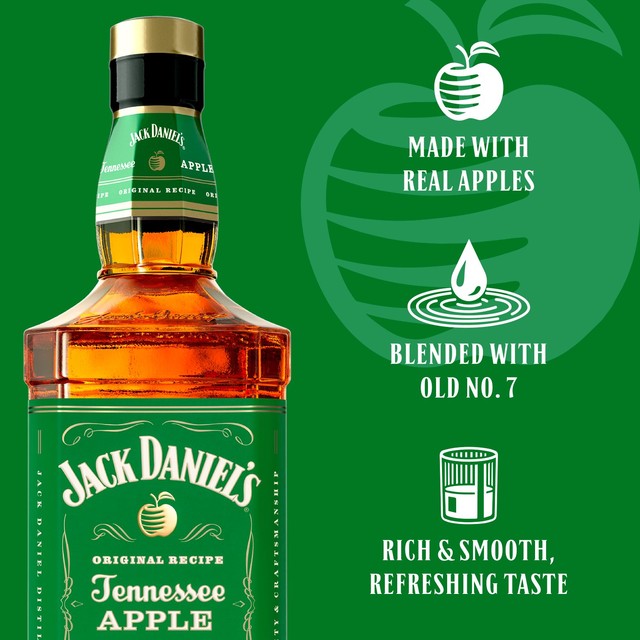 Jack Daniel's Tennessee Apple Whiskey 70cl, UK version