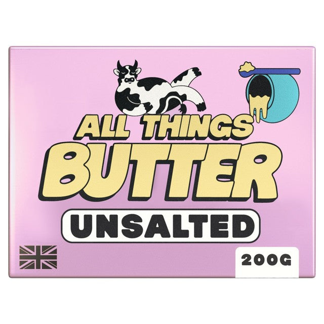 All Things Butter Unsalted Butter 200g - British product