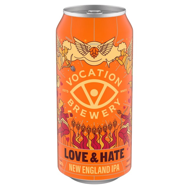 Vocation Brewery Love & Hate New England IPA beer 440ml (British brand)