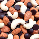 Nibble Simply Nutty Choc Fix trail mix 32g, imported from the UK