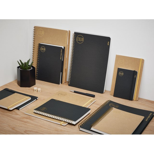 Nuco Nu Kraft A5 Manilla Stitched Notebook, imported from the UK